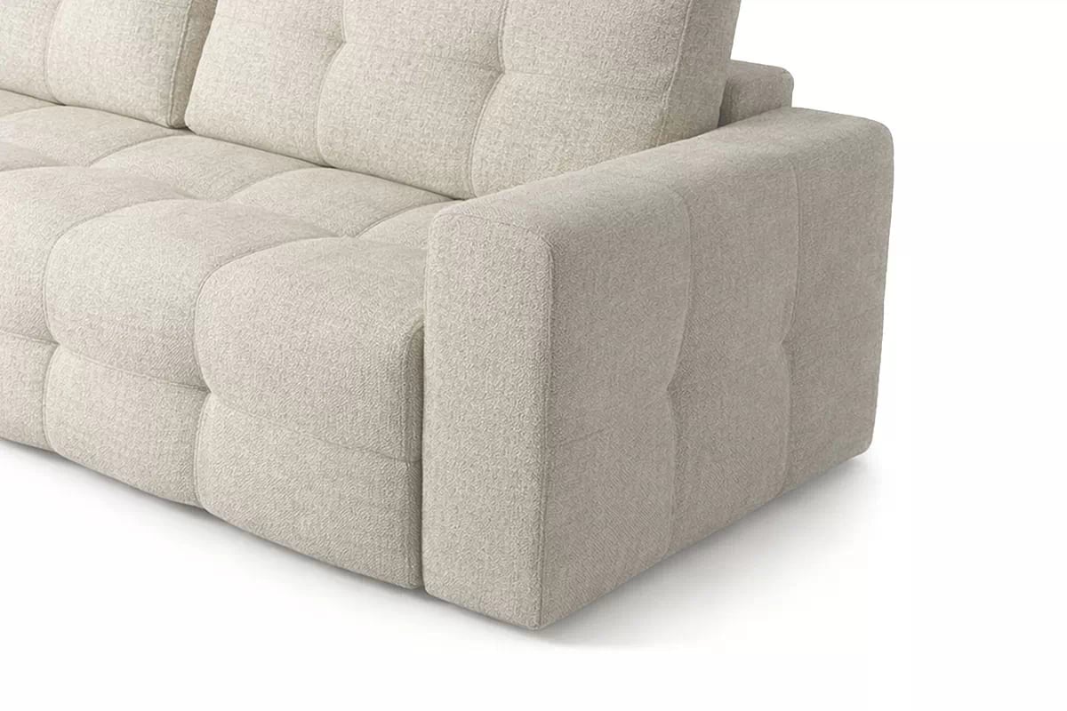 Pohovka Lumaro s rozkládací funkcí - světlý béžový šenil Vibe 06 Pohovka Lumaro rozkládací - béžová šenil Vibe 06