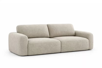 Pohovka Velamo s funkciou spania - svetlý béžový šenil Vibe 06