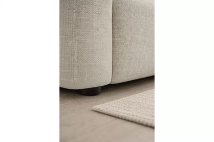 Pohovka Velamo s funkciou spania - svetlý béžový šenil Vibe 06 Pohovka Velamo s funkciou spánku - Vibe 06