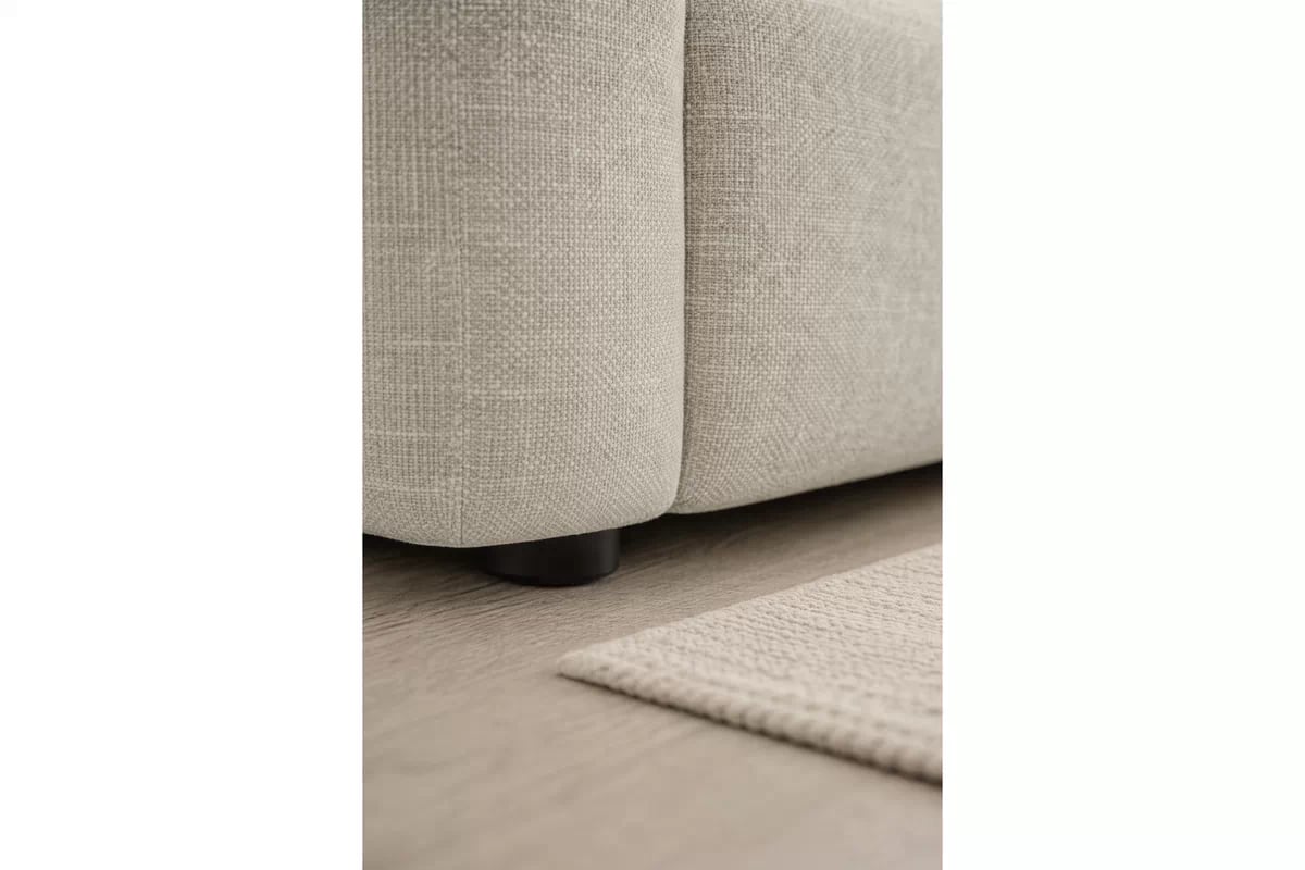 Pohovka Velamo s funkciou spania - svetlý béžový šenil Vibe 06 Pohovka Velamo s funkciou spánku - Vibe 06