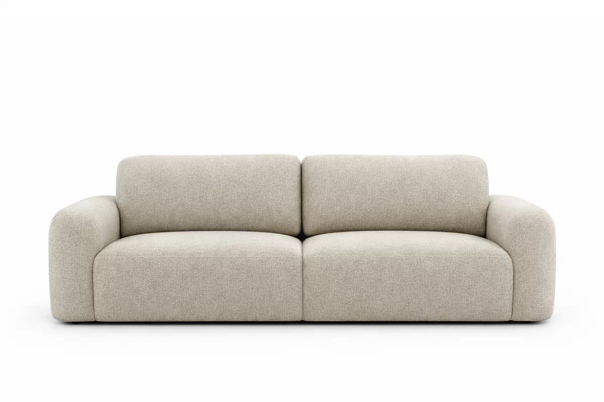 Pohovka Velamo s funkciou spania - svetlý béžový šenil Vibe 06 Pohovka Velamo s funkciou spánku - Vibe 06