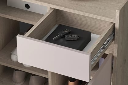 Skrinka na topánky Tivano 03 70 cm - kašmír / Dub cremona - Limitovaná ponuka Skrinka na topánky Tivano 03 70 cm - kašmír / Dub cremona - Limitovaná ponuka