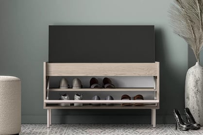 Skrinka na topánky Tivano 05 90 cm - kašmír / Dub cremona - Limitovaná ponuka Skrinka na topánky Tivano 05 90 cm - kašmír / Dub cremona - Limitovaná ponuka