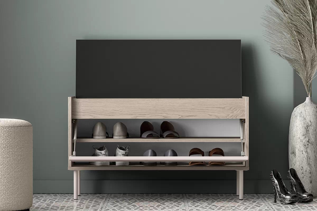 Skrinka na topánky Tivano 05 90 cm - kašmír / Dub cremona - Limitovaná ponuka Skrinka na topánky Tivano 05 90 cm - kašmír / Dub cremona - Limitovaná ponuka