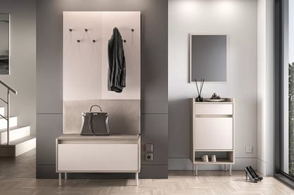 Skrinka na topánky Tivano 05 90 cm - kašmír / Dub cremona - Limitovaná ponuka Skrinka na topánky Tivano 05 90 cm - kašmír / Dub cremona - Limitovaná ponuka