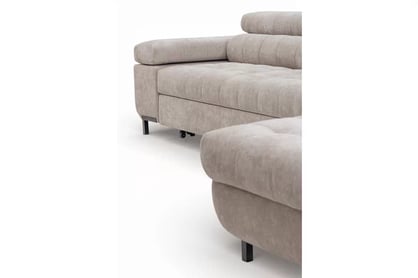 Rohová sedačka Tyrion Maxi s funkciou spania pravá - béžový šenil Vibe 08 Rohová sedacia súprava Tyrion Maxi s funkciou spánku - Vibe 08