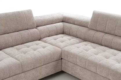 Rohová sedačka Tyrion Maxi s funkciou spania pravá - béžový šenil Vibe 08 Rohová sedacia súprava Tyrion Maxi s funkciou spánku - Vibe 08