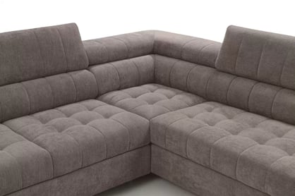 Rohová sedačka Tyrion Maxi s funkciou spania pravá - hnedý šenil Vibe 21 Rohová sedacia súprava Tyrion Maxi s funkciou spánku pravá strana - Hnedý šenil Vibe 21