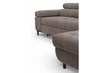 Rohová sedačka Tyrion Maxi s funkciou spania pravá - hnedý šenil Vibe 21 Rohová sedacia súprava Tyrion Maxi s funkciou spánku pravá strana - Hnedý šenil Vibe 21