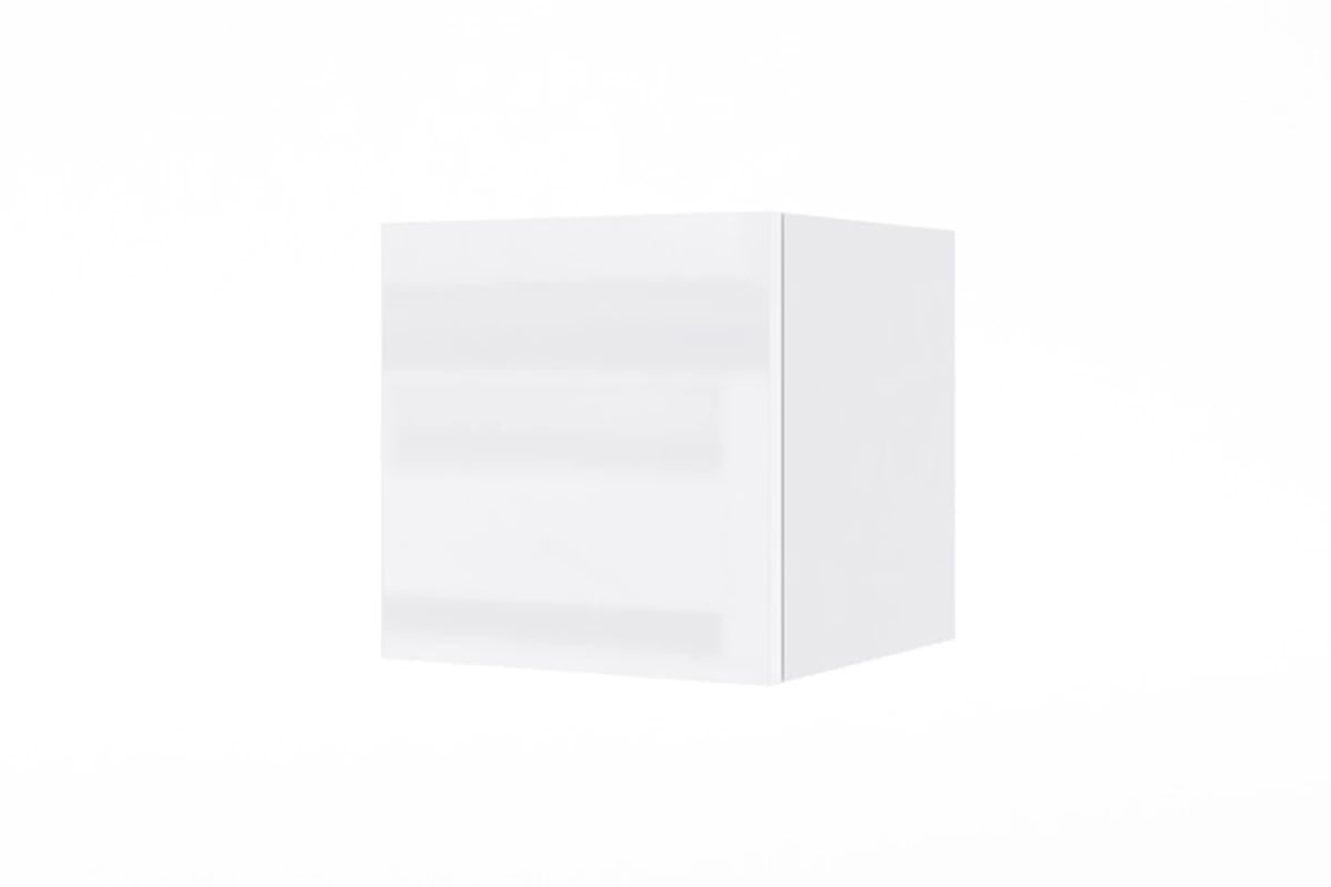 Závesná skrinka Combo 1 - Biela/MDF biely lesk Závesná sklopná skrinka Combo 1