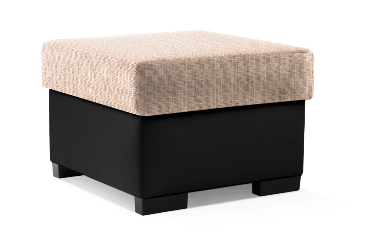 Taburet Daria - Material Portland 79 + eko Madryt 1100 9100 - Koncovka Série Taburet S vnútorným úložným priestorom