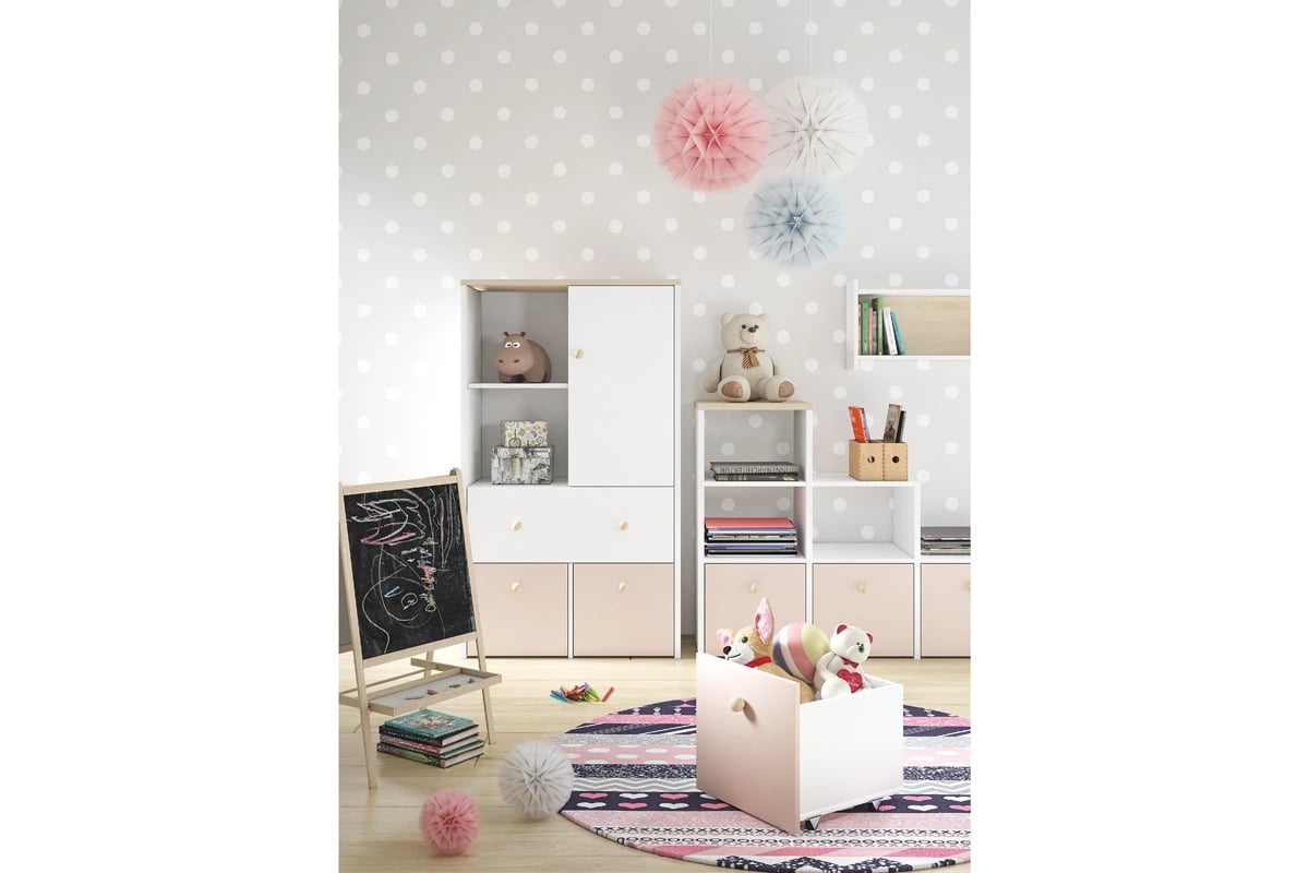 Komoda nízka s kontajnerom Nazo 10 - Koncovka Série Nábytok do izby 