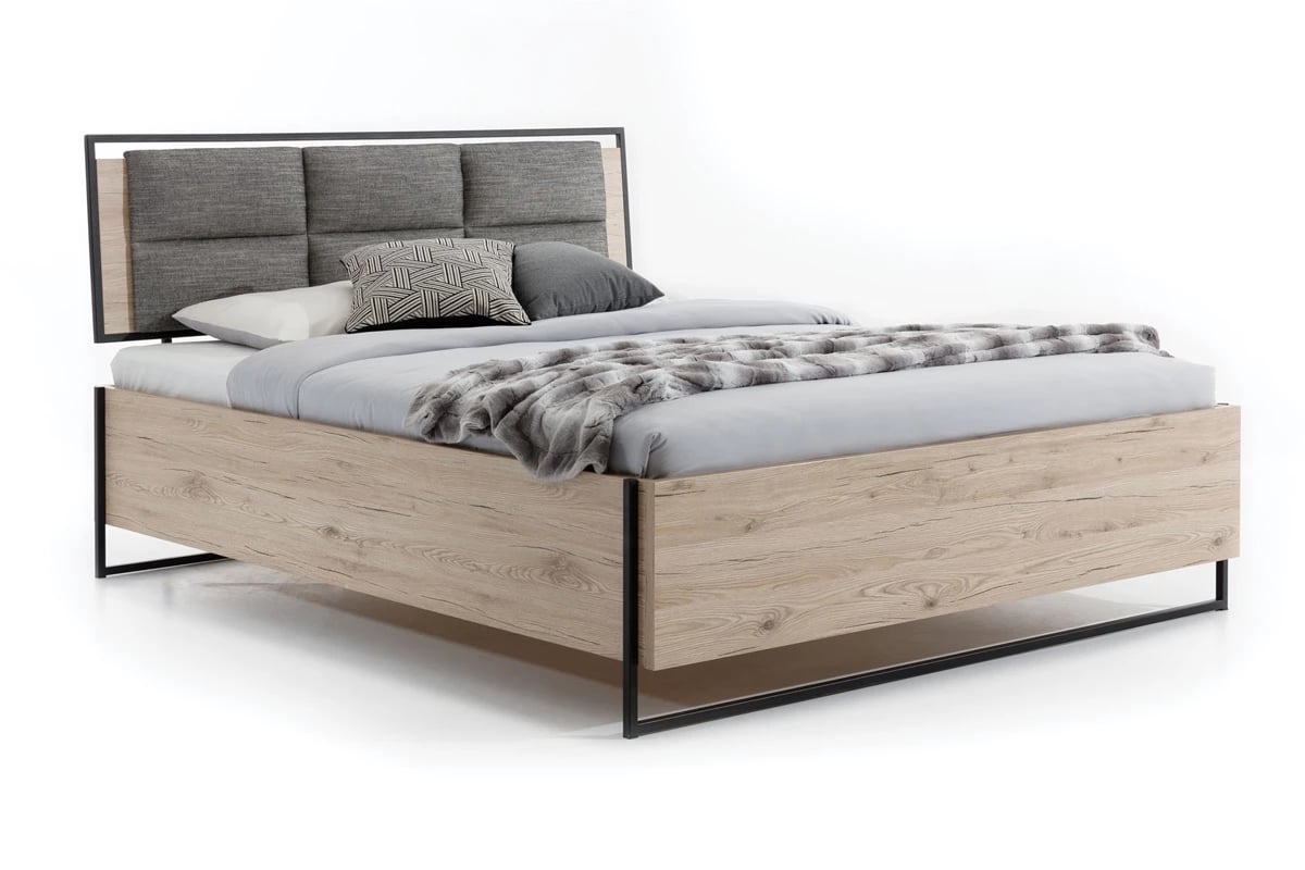 Ložnicová sestava GlassLoft I postel S vnitřním úložným prostorem