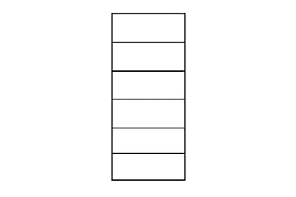 Kancelářská skříň Offi OF-DR6 70 cm s centrálním zámkem Skříň kancelářská dvoudveřová