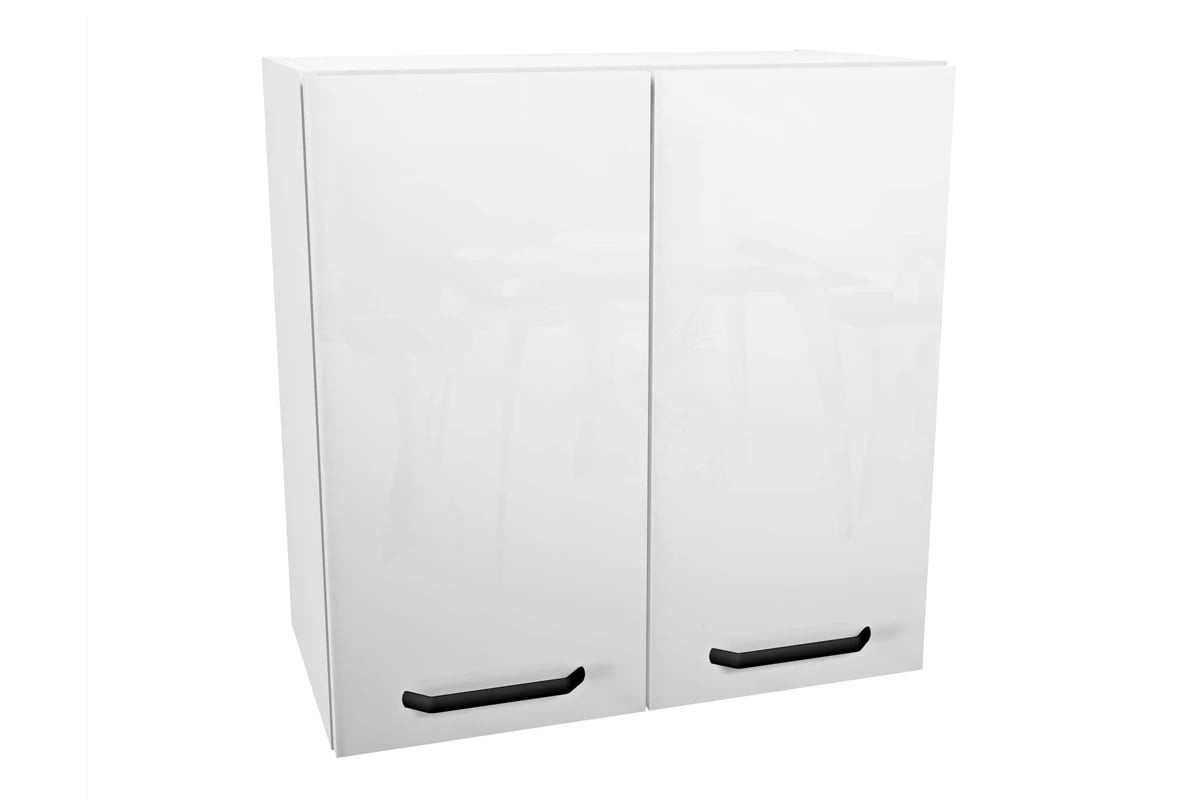 Závěsná dvoudveřová skříňka KAMMONO P4 W60/71 KAMMONO P4 W60/71 - Skříňka závěsná dvoudveřová - lesk a Supermat