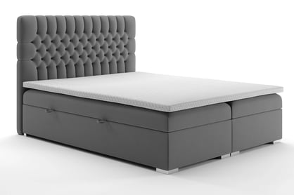 Boxspring postel Gaja s úložným prostorem 160x200 cm postel s matrací