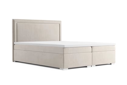 Boxspring posteľ s úložným priestorom Adelino 180x200