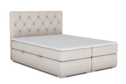 Boxspring postel Izyda s úložným prostorem 160x200 cm