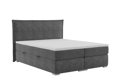 Boxspring postel Temida s úložným prostorem 160x200 cm šedá postel do ložnice 160x200 