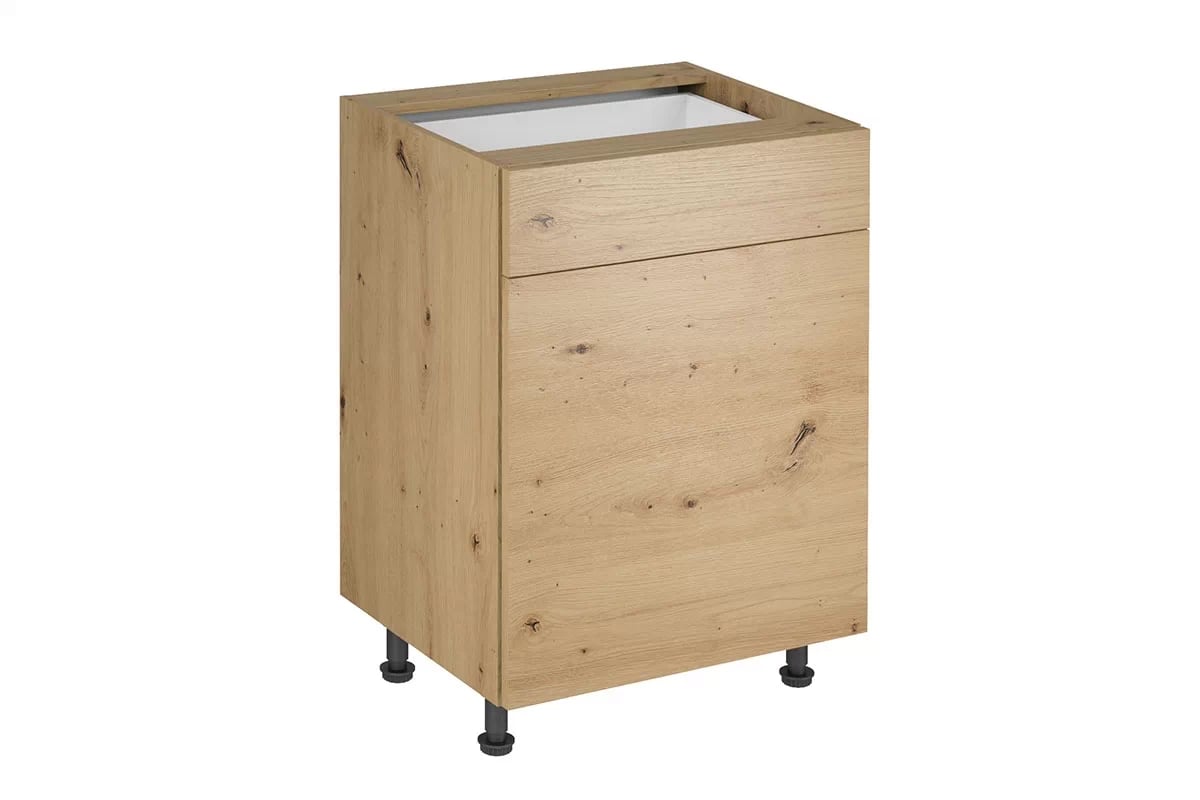 Skrinka Kuchynská dolná Langen D60S1 jednodverová z szuflada - Dub artisan Langen D60S1 Skrinka dolná so zásuvkou