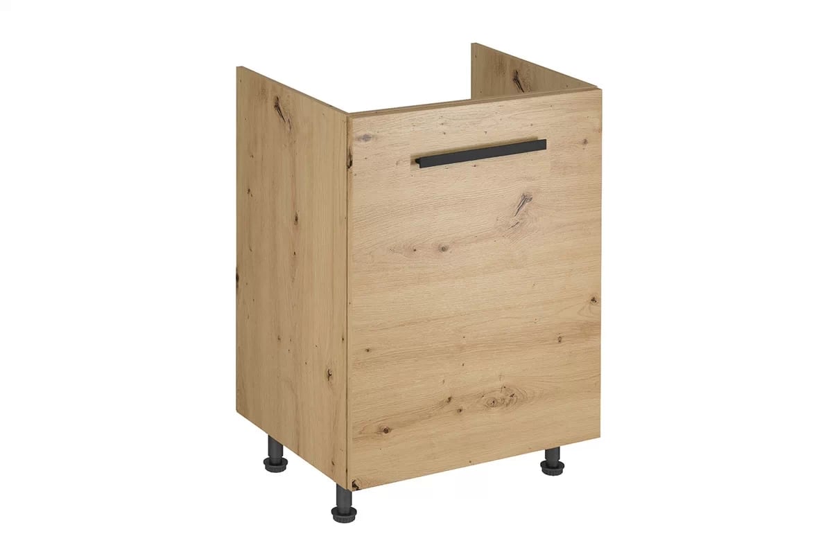 Skrinka Kuchynská dolná Langen D60Z jednodverová pod umývadlo - Dub artisan Langen D60Z P/L Skrinka dolná pod umývadlo - z uchwytem