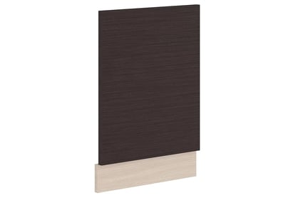 Predný panel umývačky riadu Amox 45 cm ZM 570x446 - legno tmavohnedé / otvorený panel