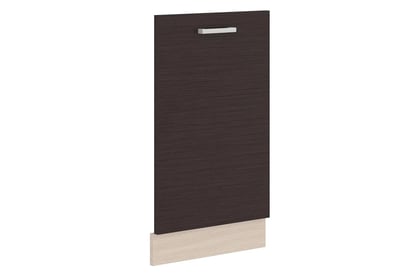 Predný panel umývačky riadu Amox 45 cm ZM 713x446 - legno tmavohnedé / skrytý panel