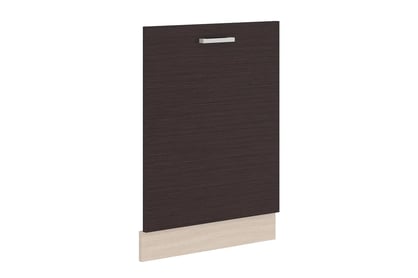 Predný panel umývačky riadu Amox 60 cm ZM 713x596 - legno tmavohnedé / skrytý panel