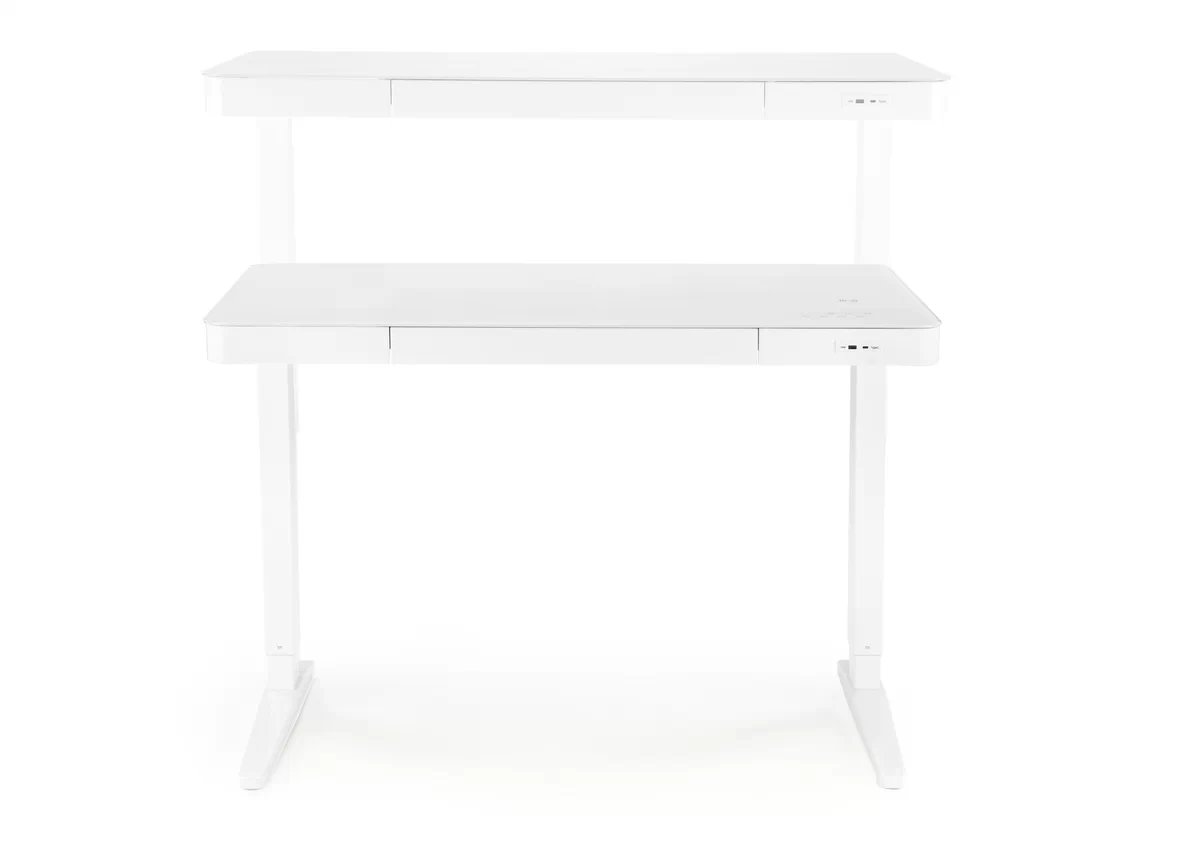 Psací stůl s regulací výšky B52 120x60 cm - bílá b52  psací stůl psací stůl z funkcja regulacji wysokosci,  Bílý