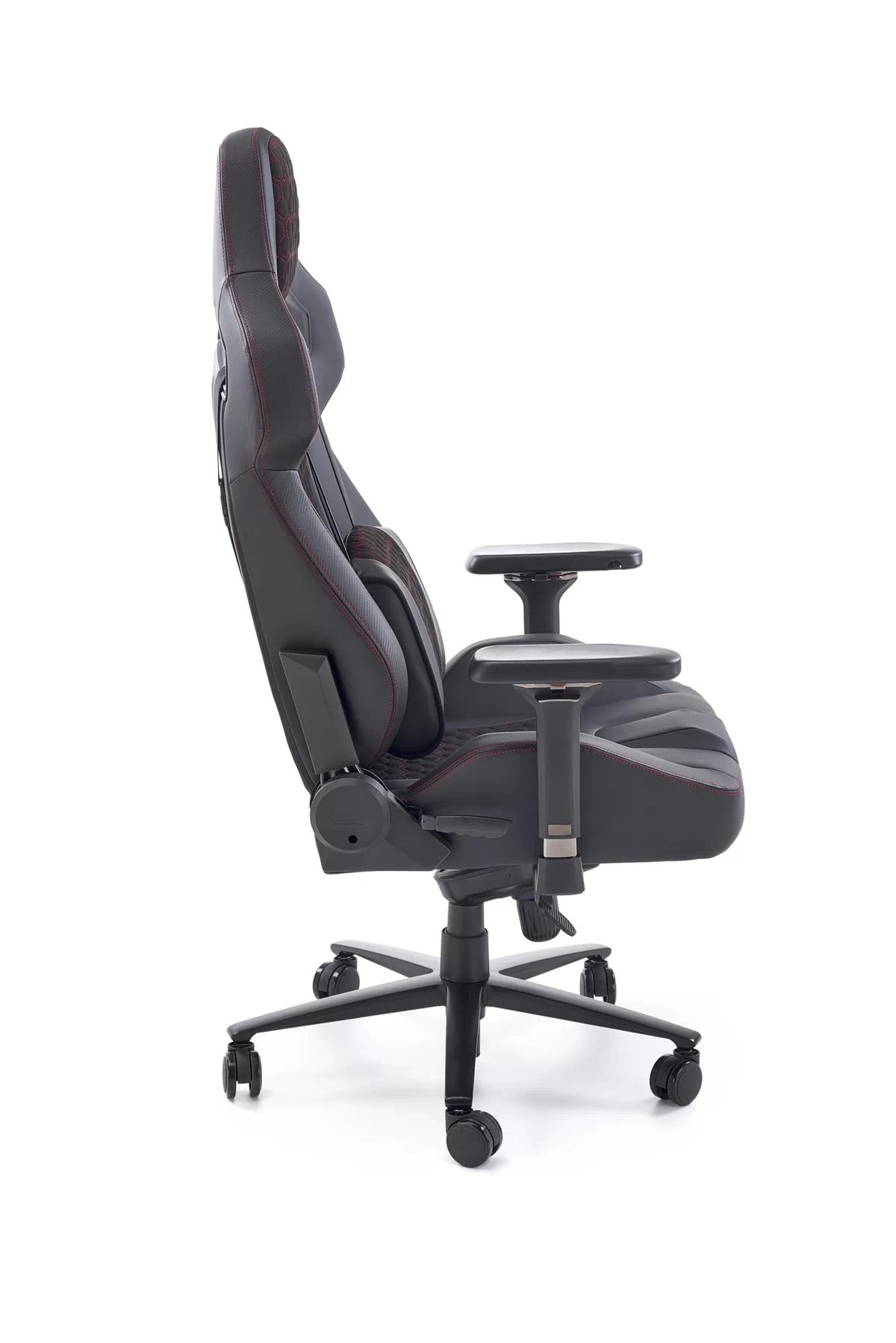 Otočná ergonomická kancelářská židle Domik - tmavě šedá / černá baldur Křeslo gabinetowy c.popelavá / černá