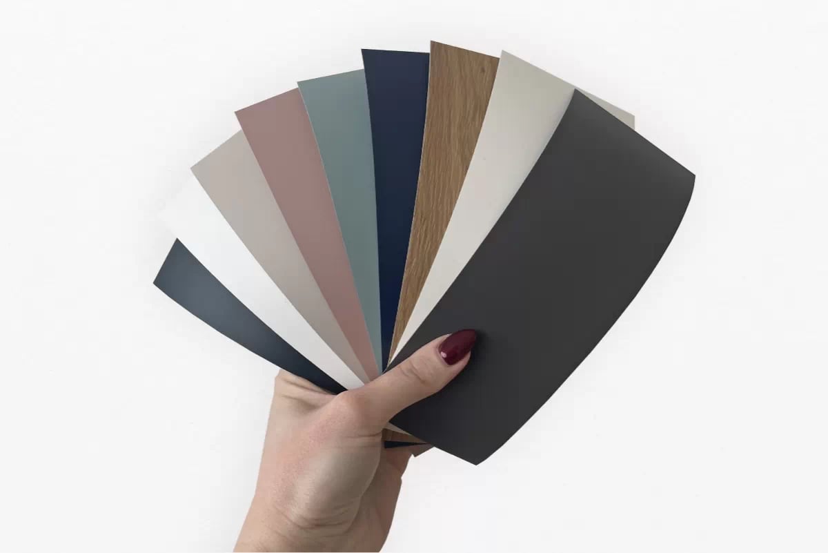 Vzorky nábytkových dosiek zdarma - BOGART. Bezplatné vzorky nábytkovej fólie - BOGART.