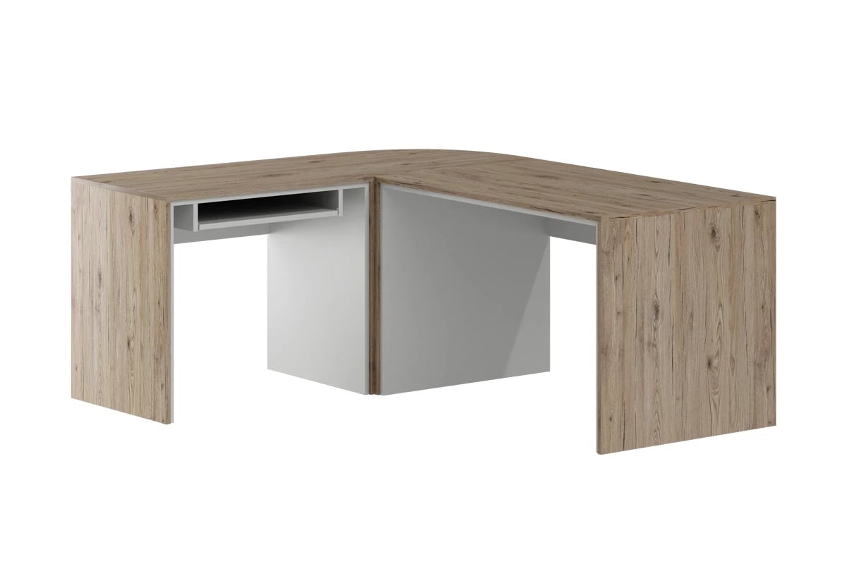 Rohový písací stôl Offi OF-BN do kancelárie Písací stôl narozne
