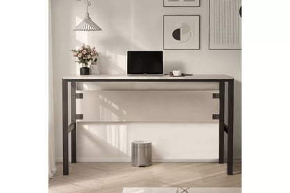 Psací stůl Cremona na kovových nohách - písková béžová psací stůl Cremona na kovových nohách - béžová Pískový