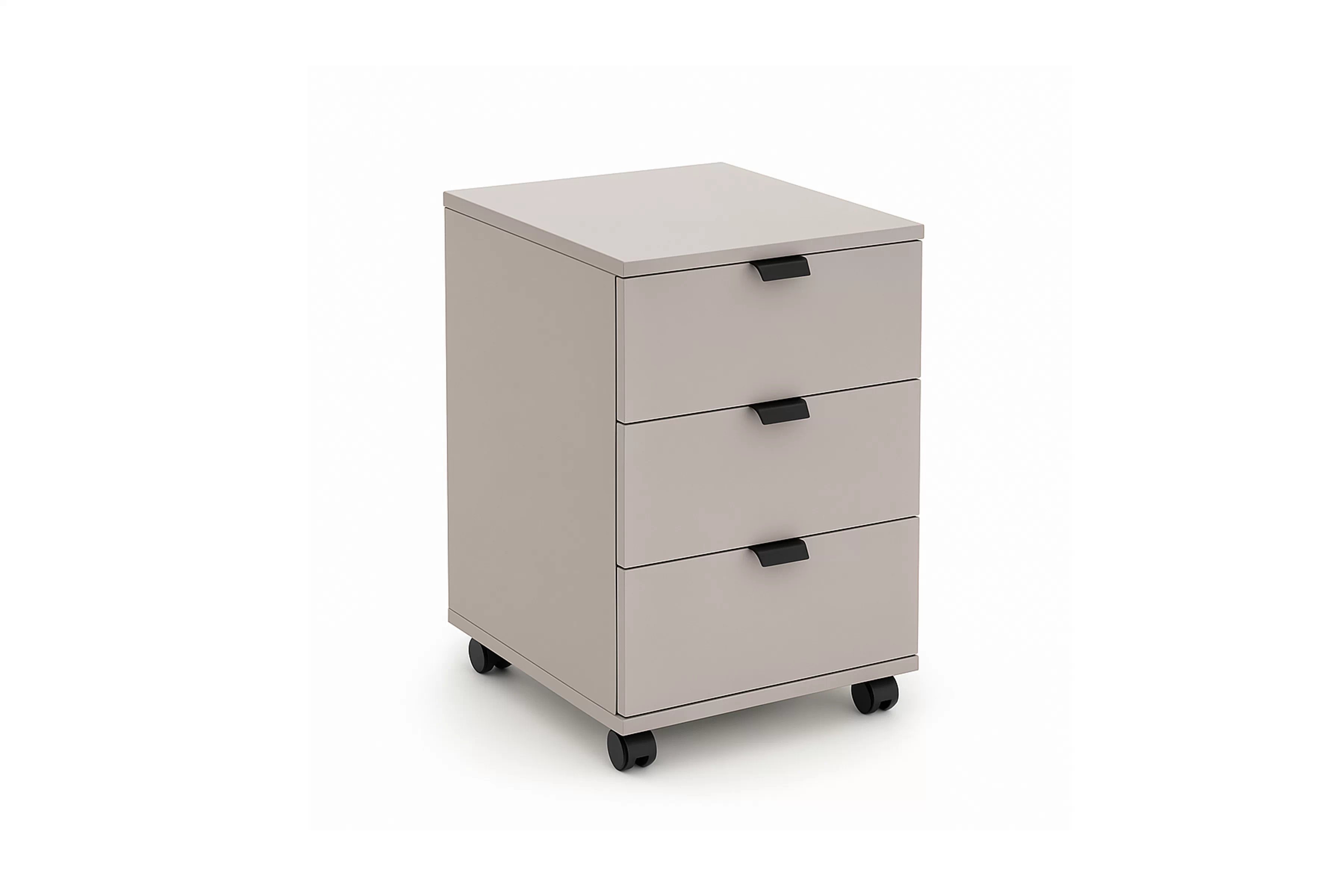 Písací stôl Cremona 128 cm s kontajnerom - pieskový béžový Písací stôl Cremona na kovových nohách s kontajnerom - Béžová Pieskový