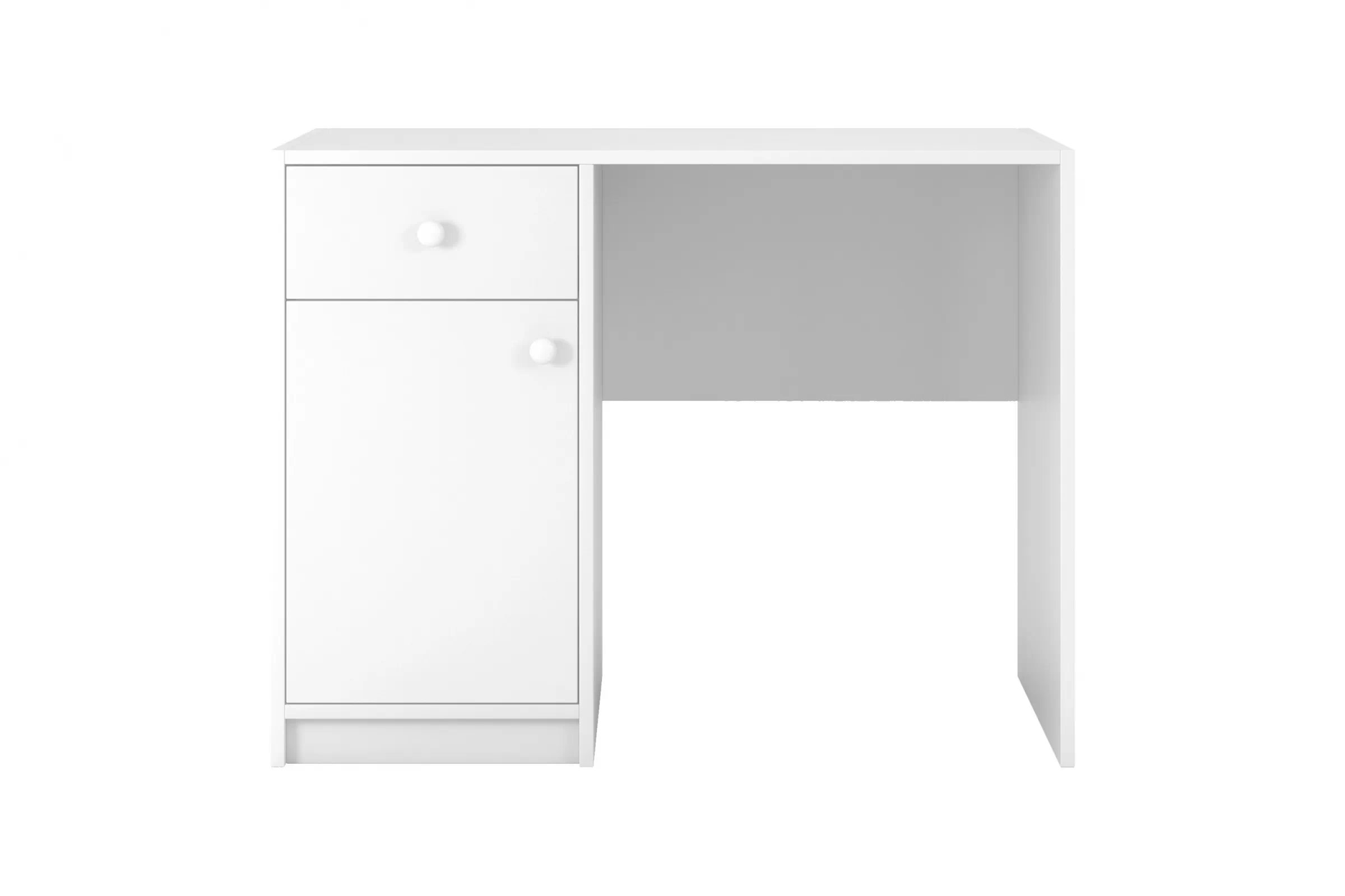 Dětský psací stůl Bonzo 100 cm - bílá psací stůl dzieciece Bonzo 100 cm z szuflada - bílá