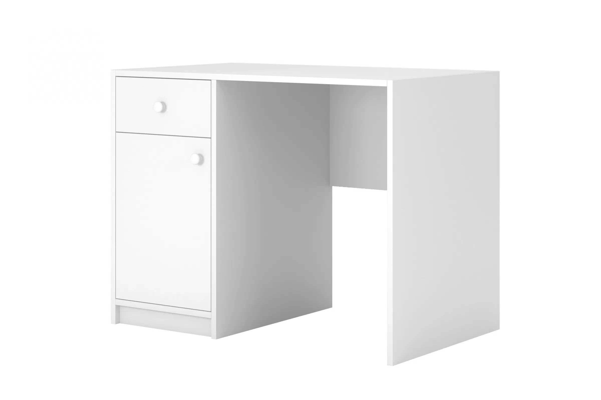 Dětský psací stůl Bonzo 100 cm - bílá psací stůl dzieciece Bonzo 100 cm z szuflada - bílá