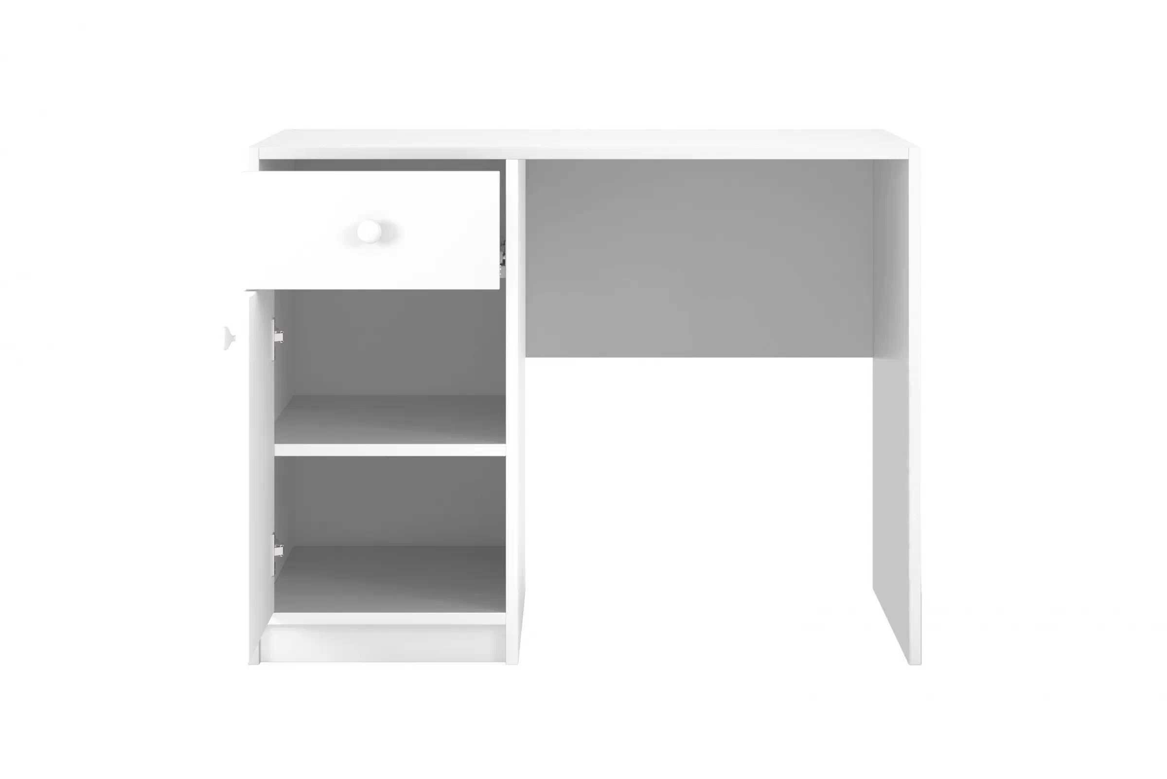 Dětský psací stůl Bonzo 100 cm - bílá psací stůl dzieciece Bonzo 100 cm z szuflada - bílá