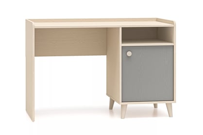 Detský písací stôl Marla 120 cm - púštny piesok / sivá