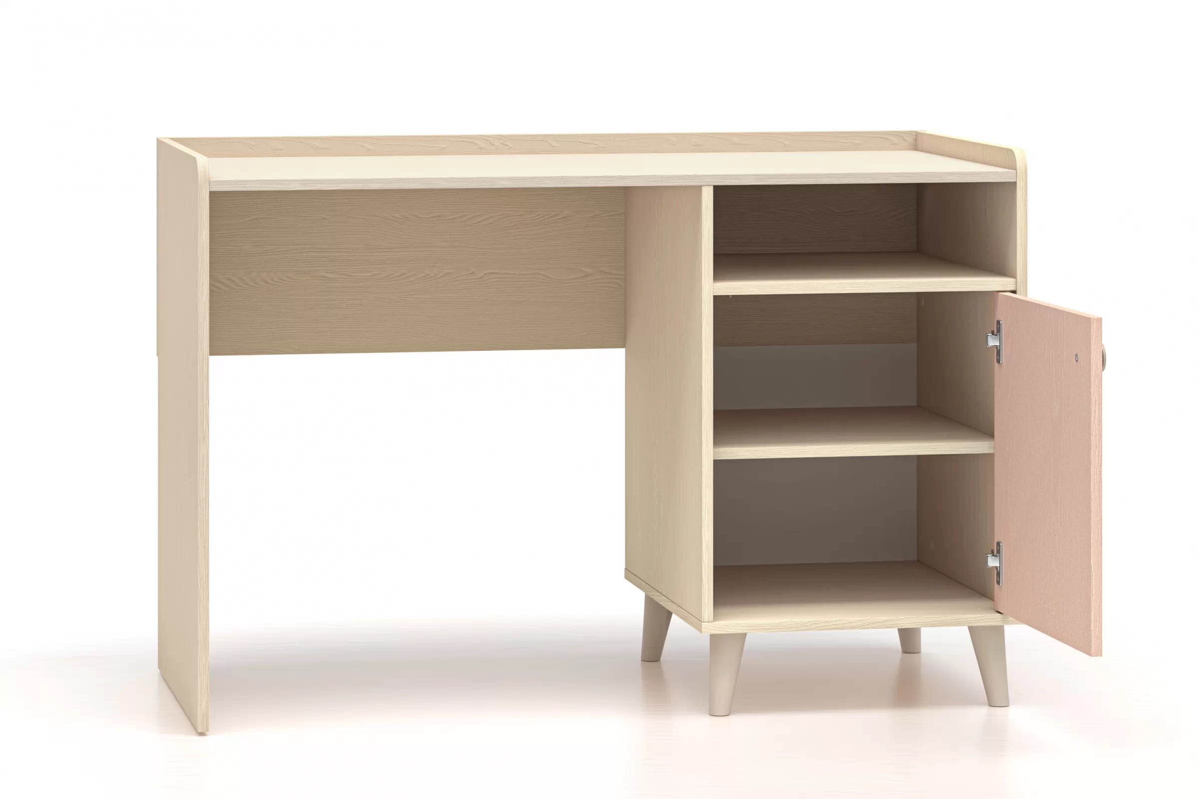 Dětský psací stůl Marla 120 cm - pouštní písek / růžová psací stůl Marla 120 cm - piasek pustyni / millenial pink