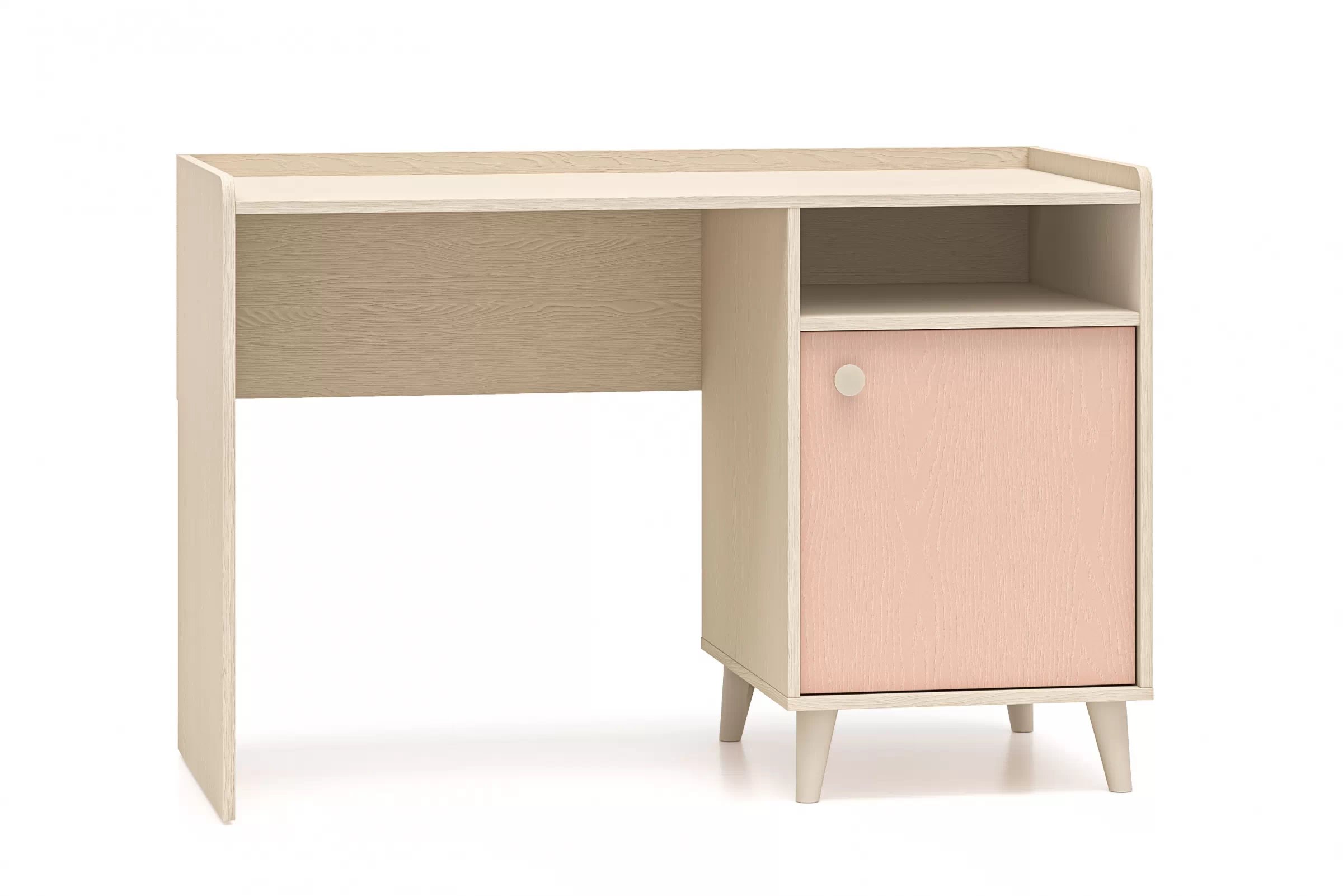 Dětský psací stůl Marla 120 cm - pouštní písek / růžová psací stůl Marla 120 cm - piasek pustyni / millenial pink