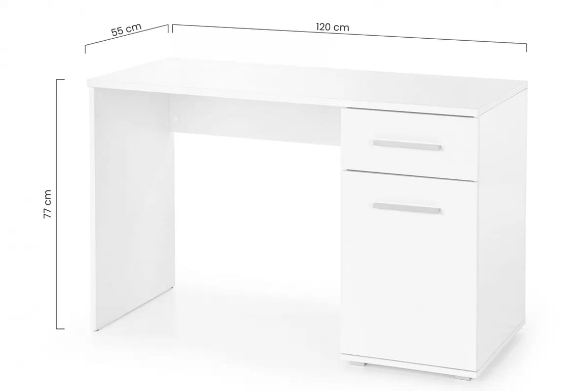 Studentský psací stůl Owio - 120 cm - dub sonoma psací stůl mlodziezowe Lima B-1 - 120 cm - dub sonoma