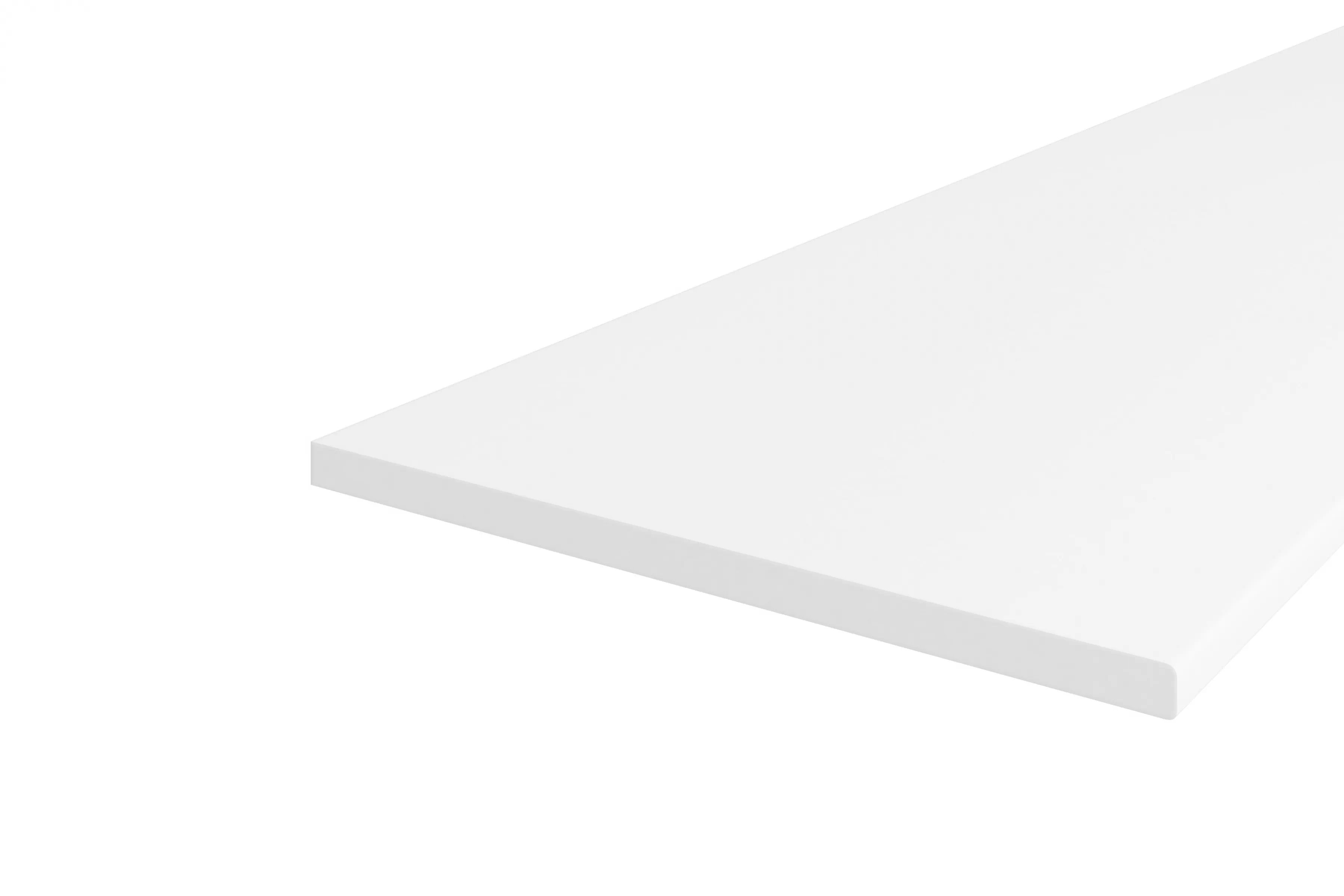 Kuchynská pracovná doska 2,8cm Biely - 150 cm - Koncovka Série  Kuchynská pracovná doska Nábytok Bogart 2,8cm Biely - 150 cm - Výpredaj