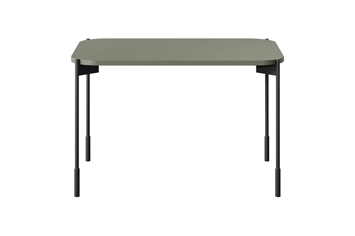 Konferenčný stolík Sonatia 70x50 cm - olivová Konferenčný stolík prostokatny Sonatia 70 cm - Oliva - bok