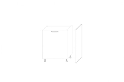 Boční panel KAM Mono F4/F7/F8 pro spodní skříňku - výška 81 cm