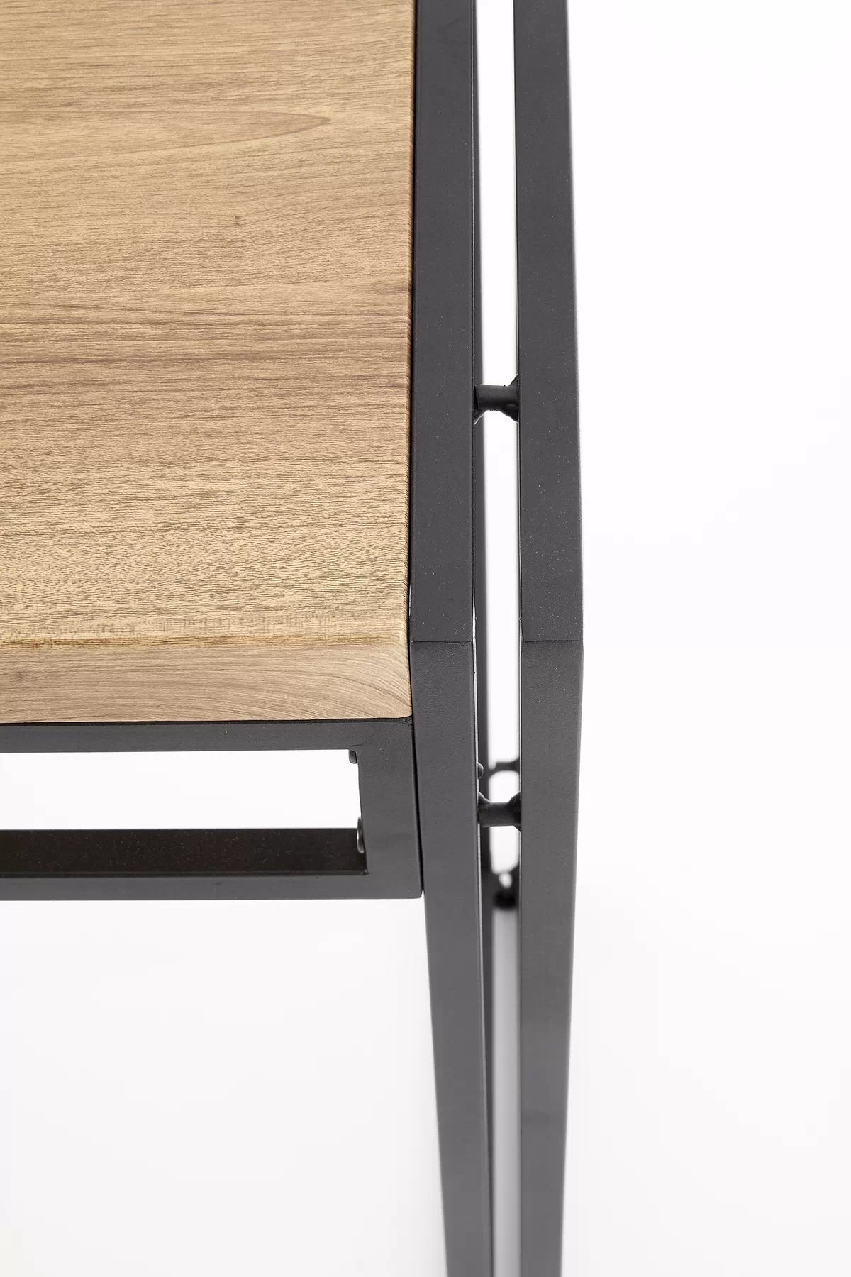 Konzola Wiral - 90 cm - dub zlatý / čierny bolivar kn1 Konzolový Stolík Dub zlaté / Čierny