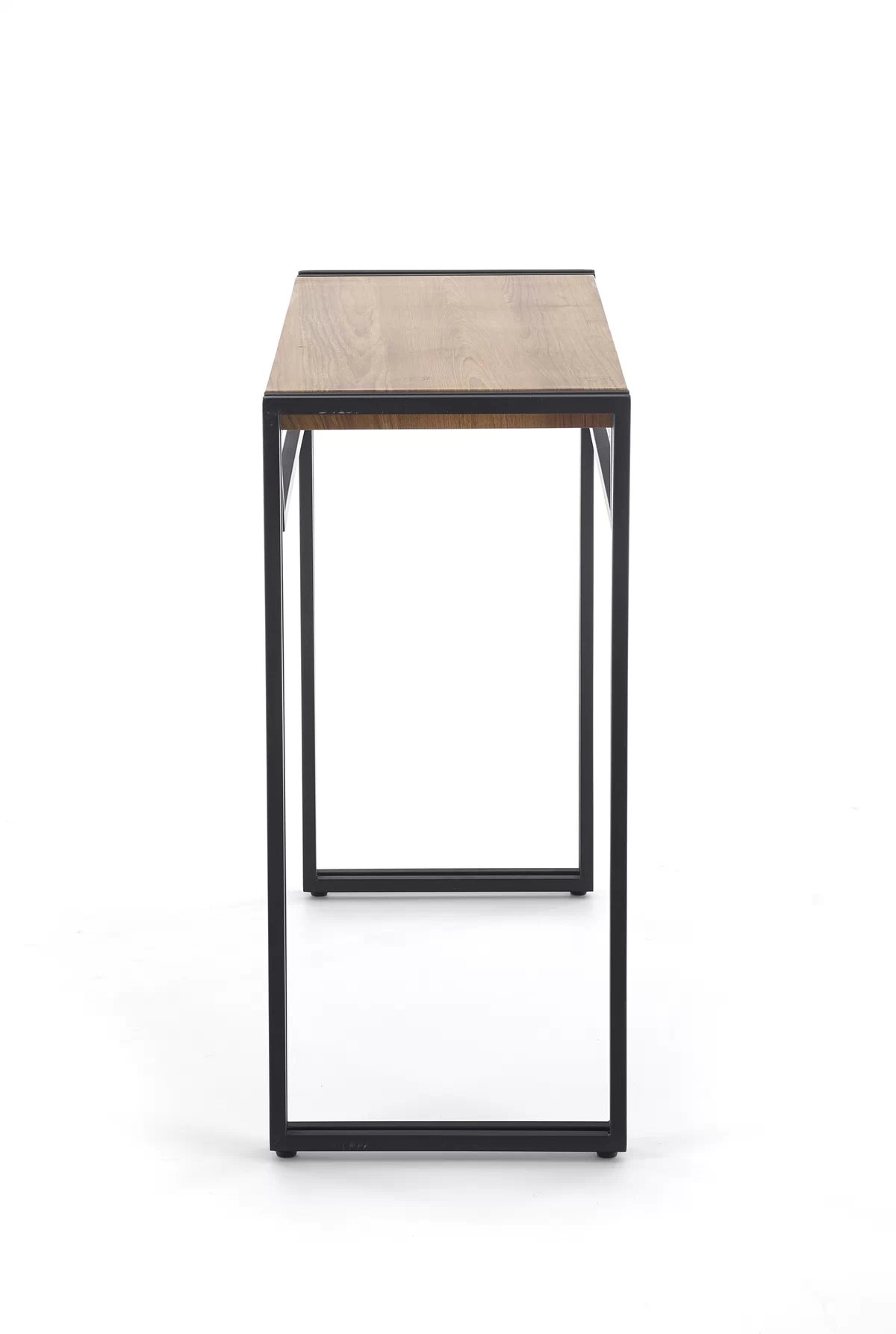 Konzola Wiral - 90 cm - dub zlatý / čierny bolivar kn1 Konzolový Stolík Dub zlaté / Čierny