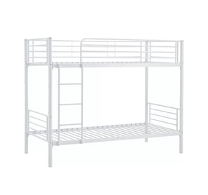 Patrová postel Bunky 90 cm - bílá