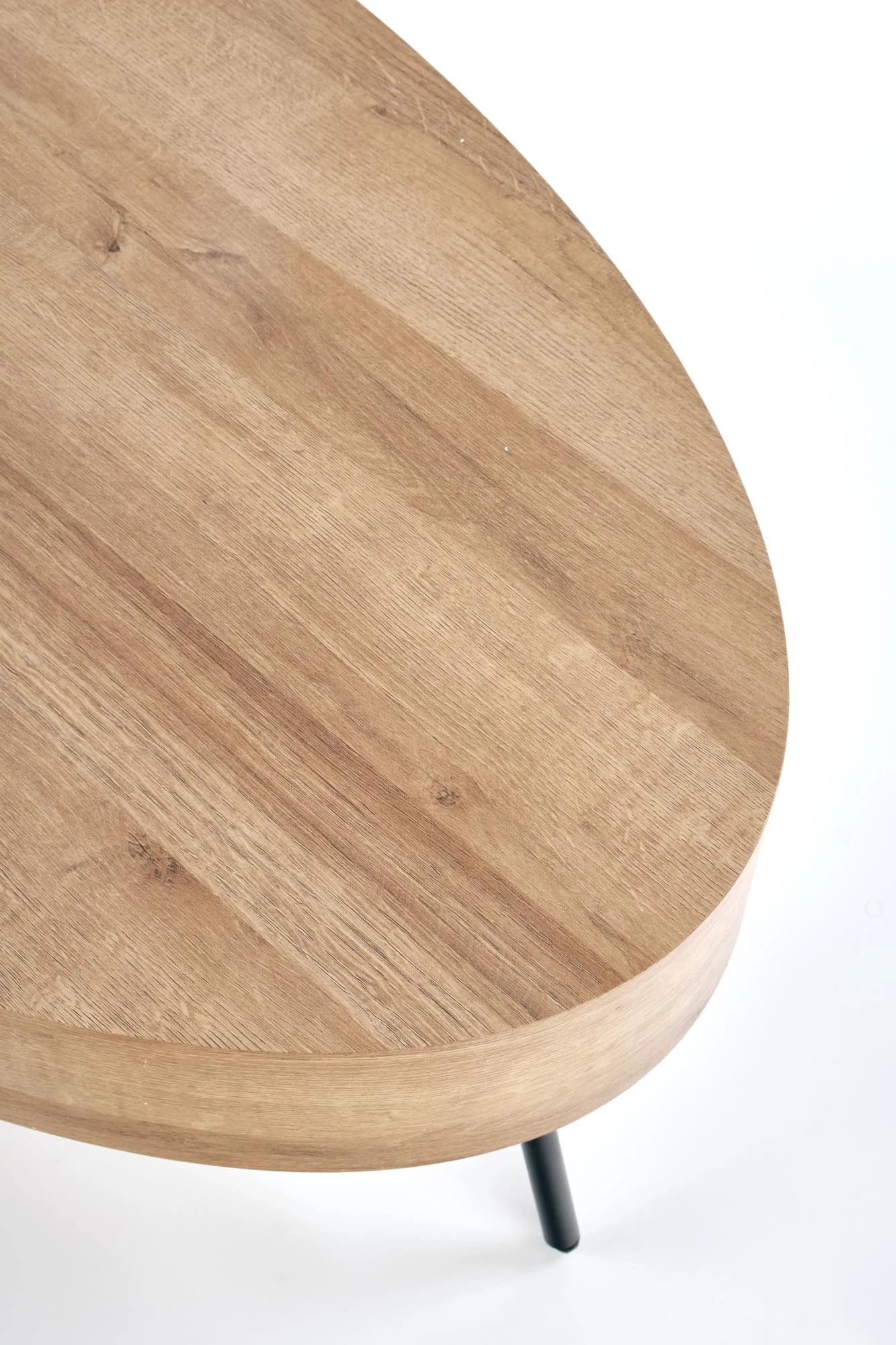 Konferenčný stolík CAROLINA 120x60 cm - dub zlatý / čierna carolina Konferenčný stolík Dub zlaté/Čierny