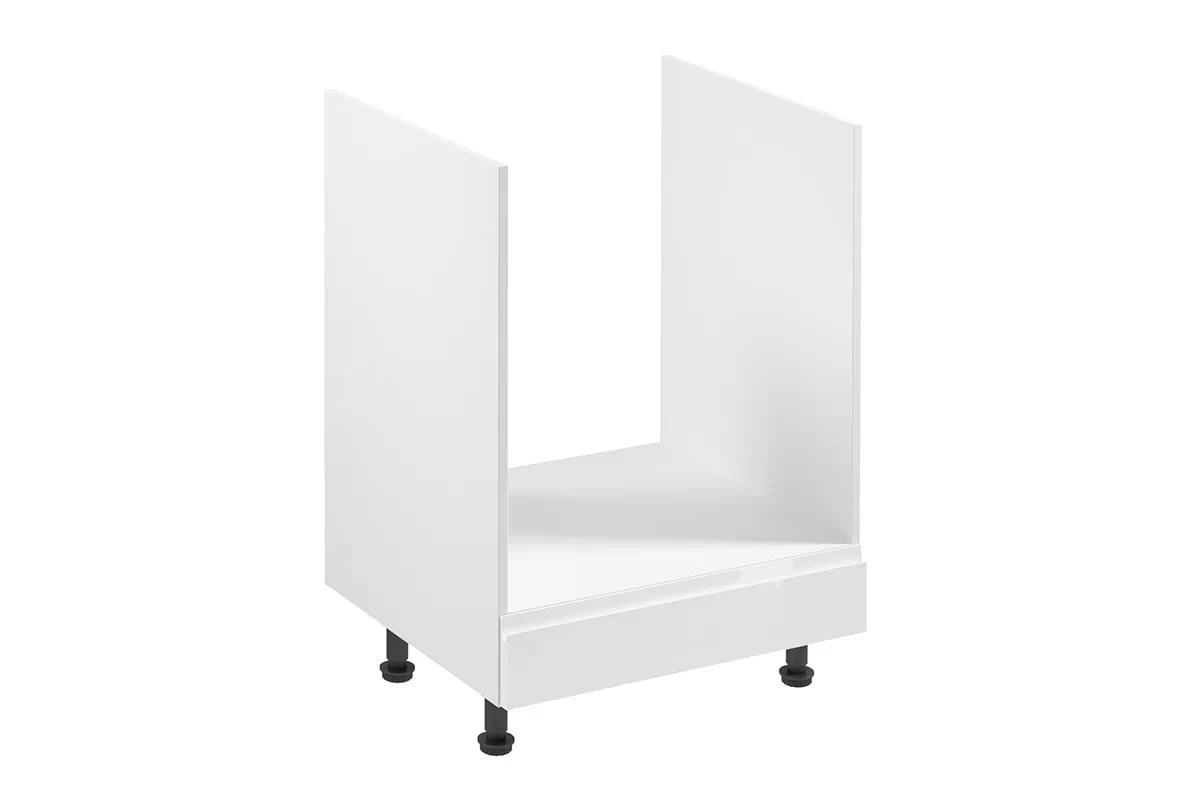 Spodní kuchyňská skříňka Aspen D60ZK pro vestavbu trouby – bílý lesk Skříňka kuchyňská pod zabudowe piekarnika Aspen D60ZK - Bílý lesk