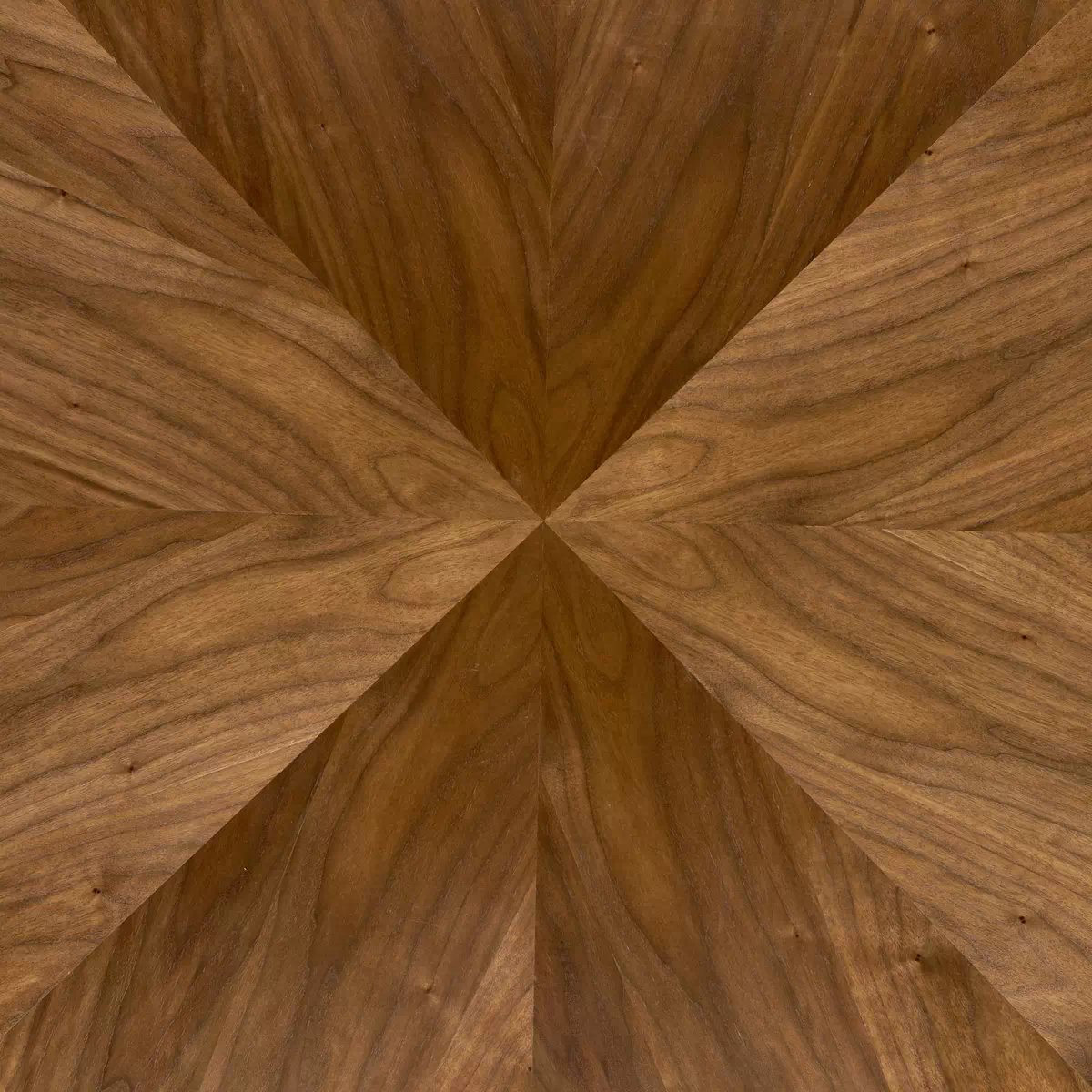 Okrúhly stôl Danilo 120 cm - orech / čierne nohy danilo stôl okragly, Pracovna doska - orieškový, nožičky - Čierny